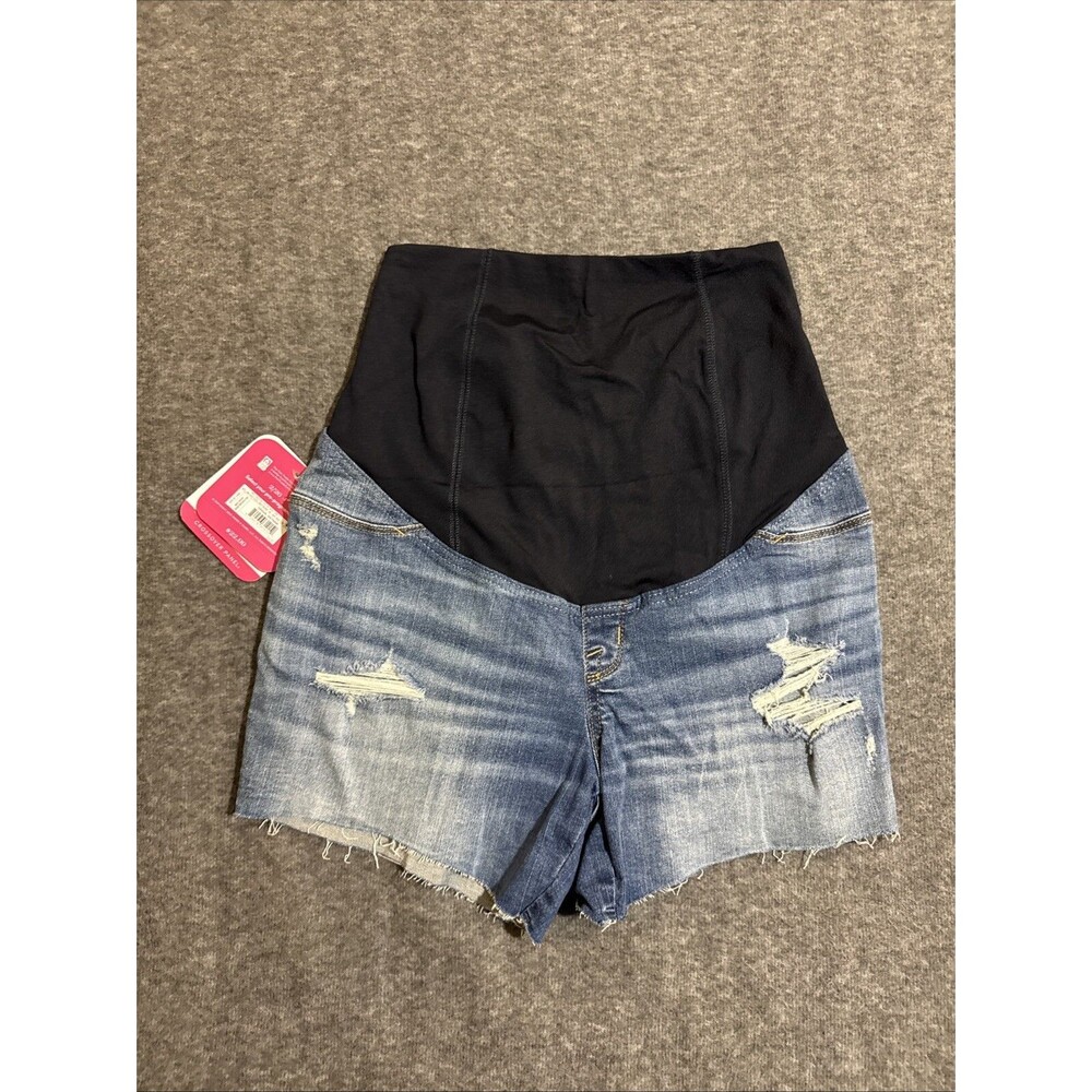Ingrid & Isabel Maternity Women’s Shorts Short Mini Denim Size 2/26
